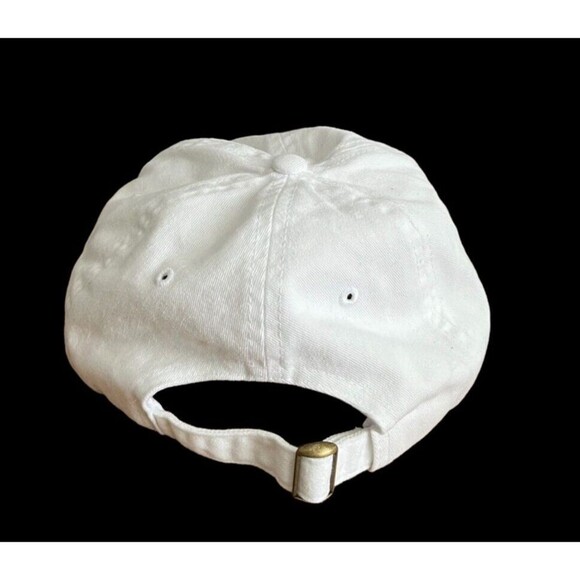 Fabletics  White Cap The Dad Hat Relaxed Fit Classic Strapback - Picture 3 of 5